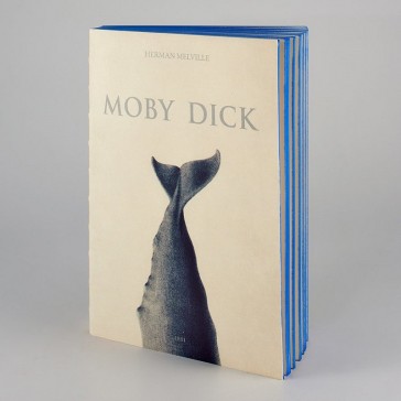 Cahier façon livre ancien "Libri muti Moby Dick" par Slow