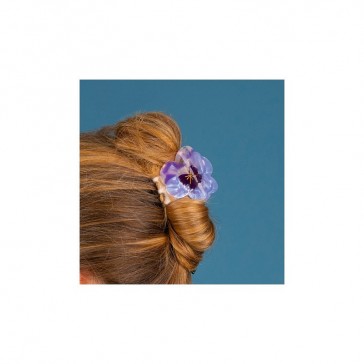 Pince à cheveux en forme de fleur de pensée par Coucou Suzette