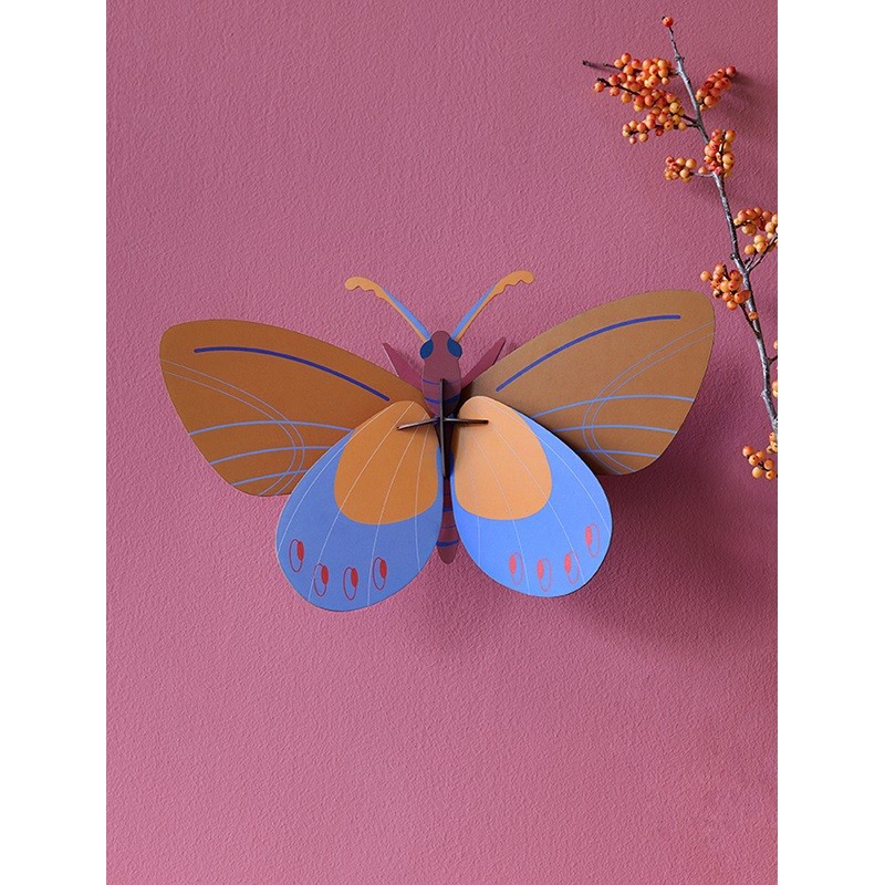 Décoration murale à assembler en papillon Ochre Costa par studio