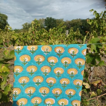 Tissu indien en voile de coton à la coupe par Maison Pouic