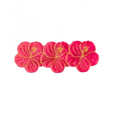 Barrette à cheveux en forme de fleurs d'hibiscus par Coucou Suzette