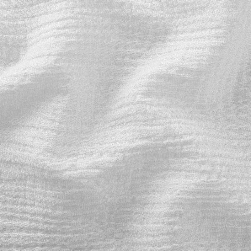 Double gaze de coton à la coupe "Blanc" par Domotex