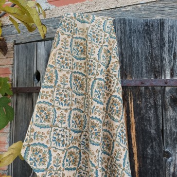 Tissu indien en voile de coton à la coupe par Maison Pouic