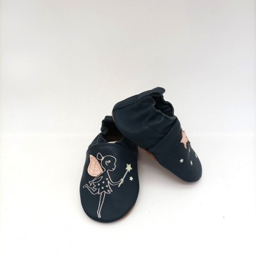 Chaussons en cuir pour bébé "Fée aux étoiles" par Robeez