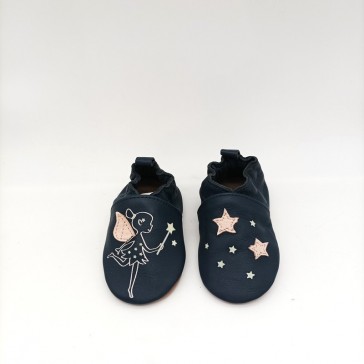 Chaussons en cuir pour bébé "Fée aux étoiles" par Robeez