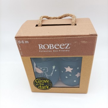 Coffret des chaussons en cuir pour bébé "Fée aux étoiles" par Robeez