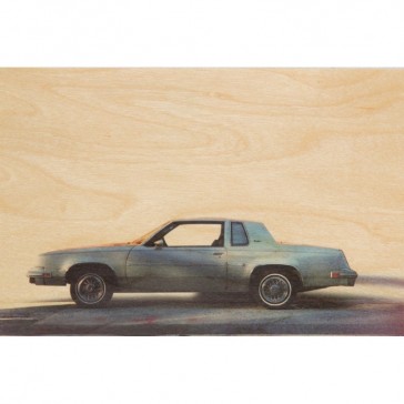 Carte postale en bois d'érable "Car" par Woodhi