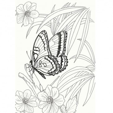 Cahier de coloriage pour adultes à motifs de papillons par Gwenaëlle Trolez