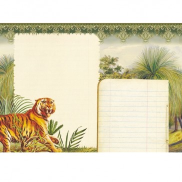 Intérieur du carnet illustré "Bengal" par Gwenaëlle Trolez
