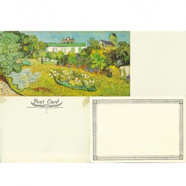 Carnet illustré "Jardins impressionnistes" par Gwenaëlle Trolez avec peinture façon Van Gogh