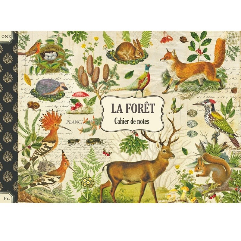 Cahier illustré "La Forêt" par Gwenaëlle Trolez
