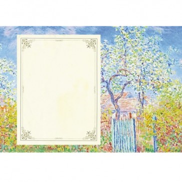 Intérieur du carnet illustré "Claude Monet" par Gwenaëlle Trolez