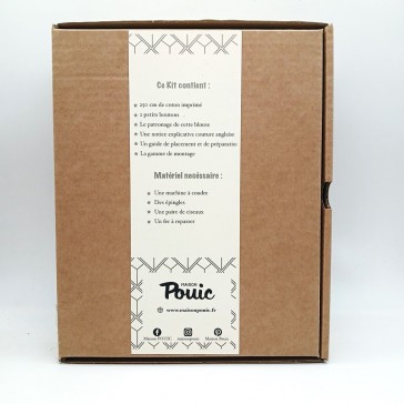 Box de couture Maison Pouic pour confectionner une chemise Isab