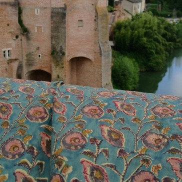 Tissu indien BL-275 en coton à la coupe par Maison Pouic