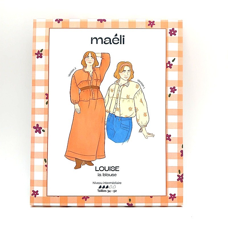 patron de couture blouse Louise par Maeli patron de couture blouse Louise par Maeli