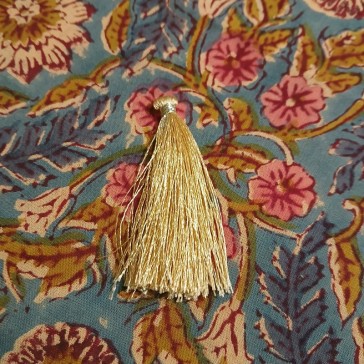 Lot de 4 pompons beiges