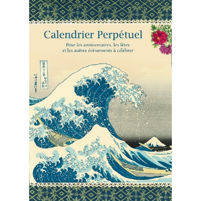 Calendrier perpétuel "Estampes japonaises" par Gwenaëlle Trolez