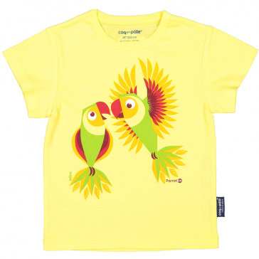 T-shirt pour enfant "Perruche" par Coq en Pâte