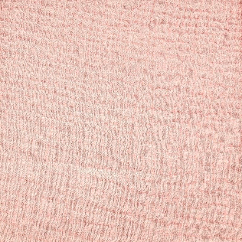 Tissu en gaze de coton à la coupe "Rose pétale" par Domotex