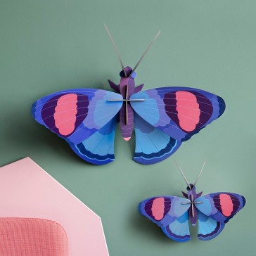Décorations murales à assembler en duo "Papillon géant" par studio ROOF