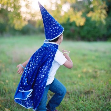 Cape de magicien et chapeau pour les enfants 5-6 ans de Great Pretenders