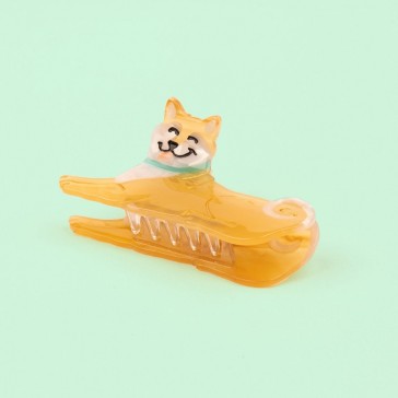 Barrette à cheveux à motif de chien blond Shiba par Coucou Suzette