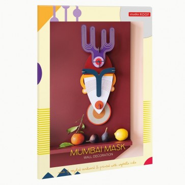 Packaging de la décoration murale "Mumbai mask" par studio ROOF