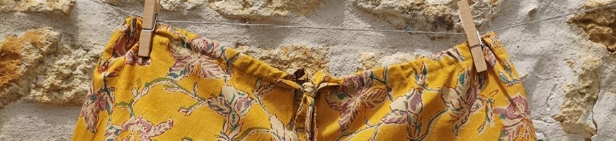 Kit de couture pour réaliser un short en indienne par Maison Pouic