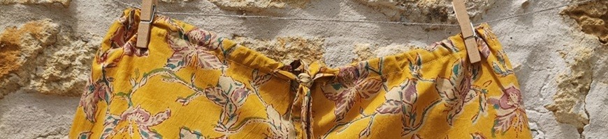 Shorts en indienne par Maison Pouic