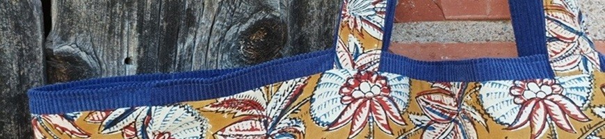 kits et patrons de couture et articles confectionnés avec nos tissus indiens